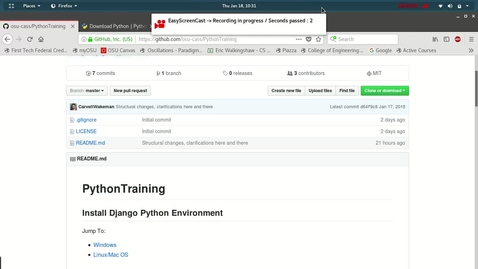 Thumbnail for CASS SDS 2018:  Intro to Building Web Applications using Python PART 1 Python_Installation-Windows