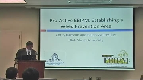 Thumbnail for Corey Ransom, EBIPM Symposium at 2012 SRM