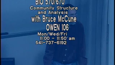 Thumbnail for BIO 570 - Lecture 03: Distance measures, part 1