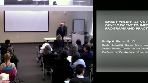 Thumbnail for Smart Policy | Campbell Lecture Series, Fall 2011