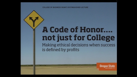 Thumbnail for Dean's Distinguished Lecture: John Hall