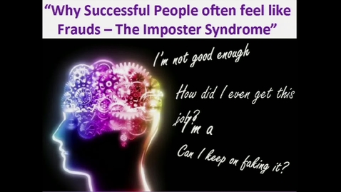 Thumbnail for The Imposter Syndrome - Hugh Kearns 2014
