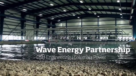 Thumbnail for entry Wave Energy Partnership: OSU Engineering and Columbia Power