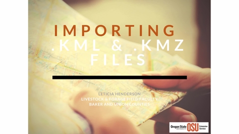 Thumbnail for Import Files into GEP