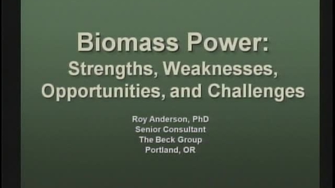 Thumbnail for Renewable Materials 2011 Seminar Series