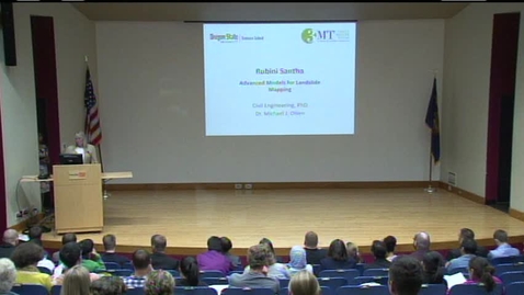 Thumbnail for Scholars' Insights 2014:  Rubini Santha - Advanced Models for Landslide Mapping