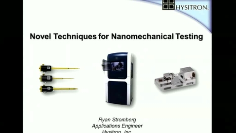 Thumbnail for An introduction of Hysitron Sample Holders for SEM and TEMPr