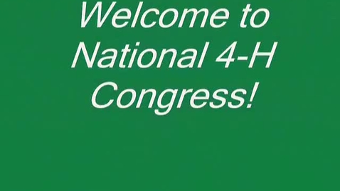 Thumbnail for entry 2008 National 4-H Congress