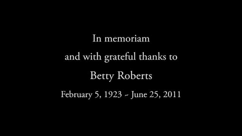 Thumbnail for Back Page 145 Betty Roberts