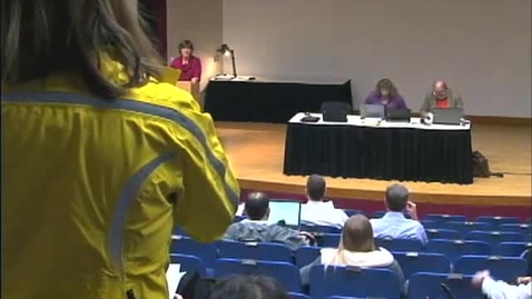 Thumbnail for Faculty Senate Jan 10 2013 Part 1 of 7