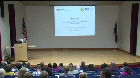 Thumbnail for Scholars' Insights 2014:  Will Later - Fraternity Exit: Why Live In When You Can Live Out