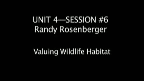 Thumbnail for FOR 599: Ecosystem Services and Family Forestlands