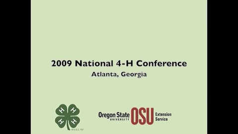 Thumbnail for entry 2009 National 4-H Congress