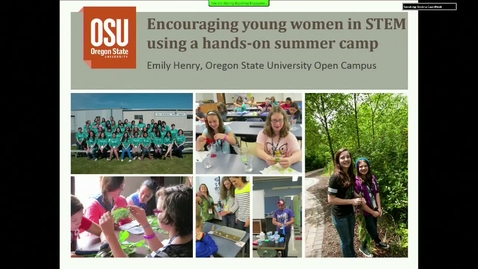 Thumbnail for Exploring Engagement Symposium: Encouraging young women in STEM using a hands-on summer camp