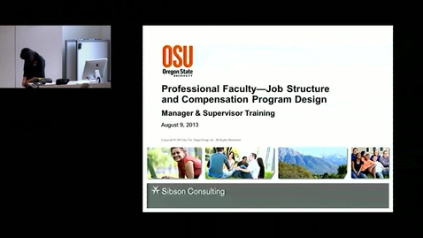 Thumbnail for entry Professional Faculty - Job Structure and Compenstation Program Design