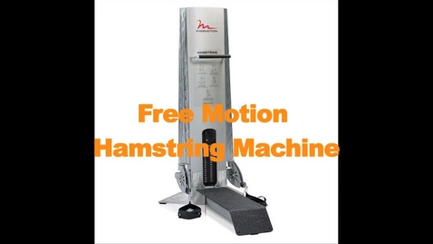 Thumbnail for entry Hamstring Machine