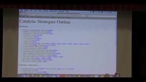 Thumbnail for BB 450 Lecture for October 23, 2009