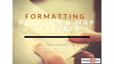Thumbnail for Format Polygons and Map Features