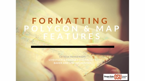 Thumbnail for entry Format Polygons and Map Features