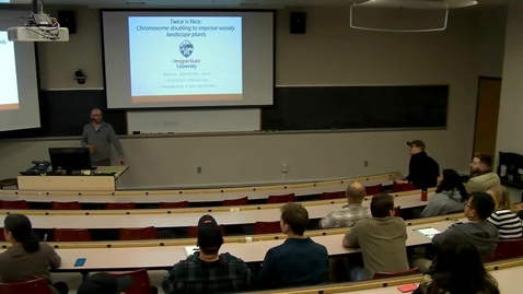 Thumbnail for Twice is nice: Chromosome doubling to improve woody landscape plants by Ryan Contreras