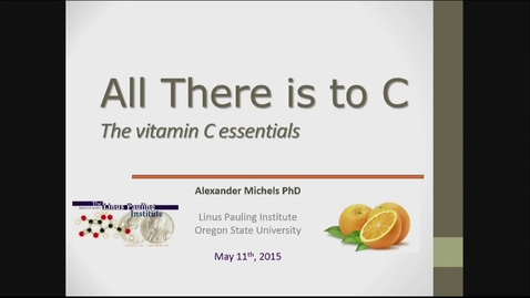 Thumbnail for entry All There is to C: The Vitamin C Essentials