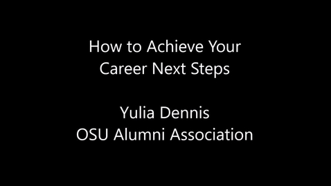 Thumbnail for Achieve Your Next Career Steps