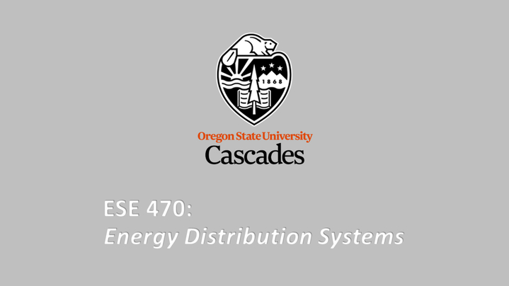 Thumbnail for channel ESE 470 - Energy Distribution Systems