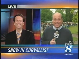 Snow In The Quad Kgw Channel 8 News Coverage May 25 2006 2