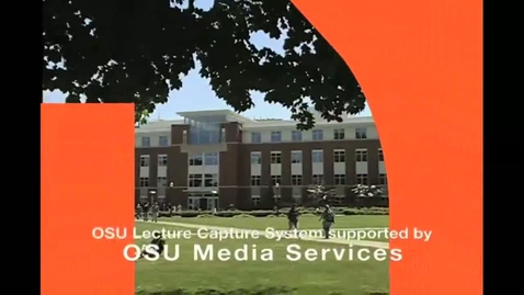 Thumbnail for BB 450/550 Lecture 1 for June 21, 2011