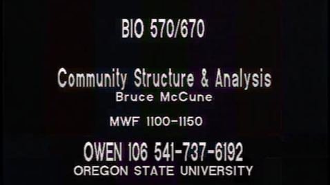 Thumbnail for BIO 570 - Lecture 15: CA