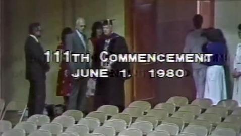 Thumbnail for entry OSU Commencement, 1980