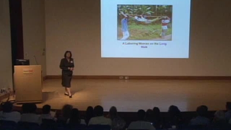 Thumbnail for Scholars' Insights 2013 - Caroline S. Storm: The Long Walk: Maternal Health in Sierra Leone