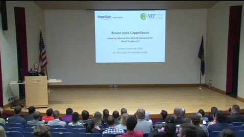 Thumbnail for Scholars' Insights 2014:  Bruno Ieda Cappellozza - How to Attend the World Demand for Beef Products