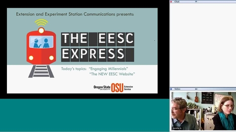 Thumbnail for entry EESC Express January 2016 Show #1: Engaging Millennials