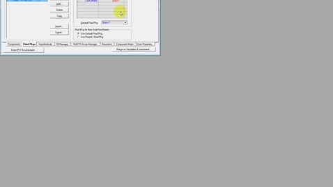 Thumbnail for 16. Changing from VLE to VLLE in HYSYS