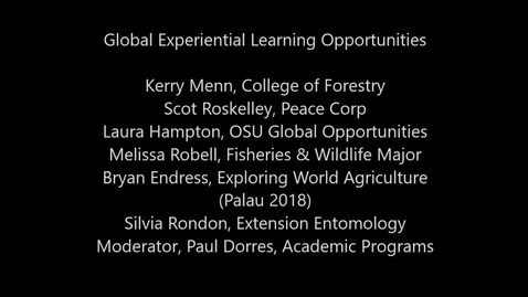 Thumbnail for Global Experiential Learning Opportunities
