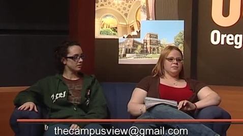 Thumbnail for entry &quot;Campus View&quot; [KBVR-TV Show], April 29, 2008