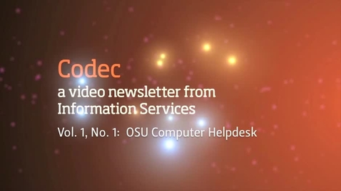 Thumbnail for OSU Computer Helpdesk (Codec, vol. 1, no. 1)