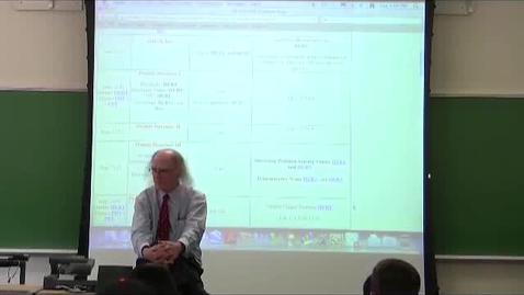 Thumbnail for BB 450 Lecture for June 22, 2010