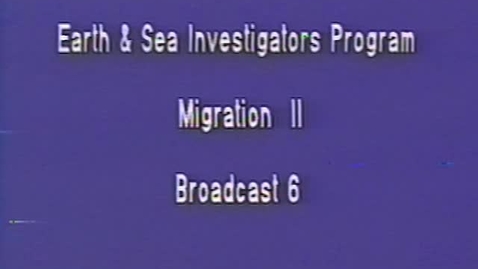 Thumbnail for Earth and Sea Investigators Program – Salmon Migration, April 28, 1994.