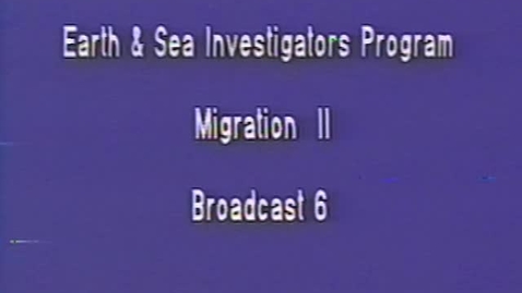 Thumbnail for entry Earth and Sea Investigators Program – Salmon Migration, April 28, 1994.