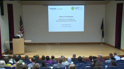 Thumbnail for Scholars' Insights 2014:  Alicia Clendaniel - The Environmental Fate of Nanotechnology-based Pesticides