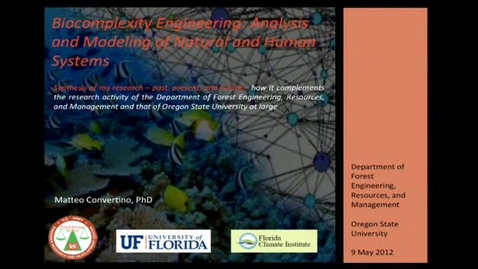 Thumbnail for entry Biocomplexity Engineering