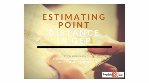 Thumbnail for Estimating Point Distance