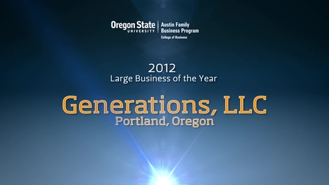 Thumbnail for 2012 Generations Excellence in Family Business Awards