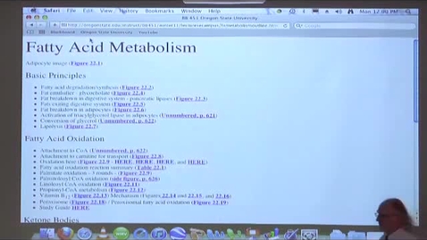 Thumbnail for entry Fatty Acid Oxidation and Synthesis