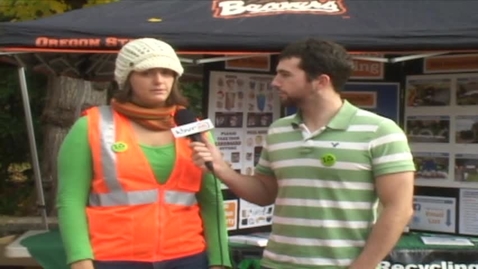 Thumbnail for KBVR News - America Recycles Day, Fall 2011
