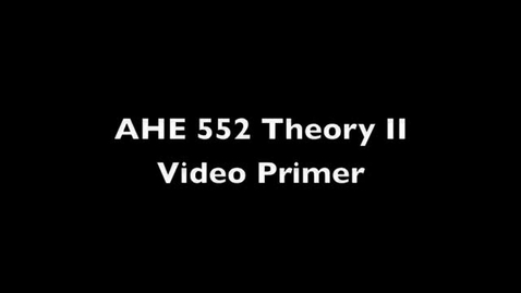 Thumbnail for AHE 522 Theory II Primer - Kolb's Experiential Model