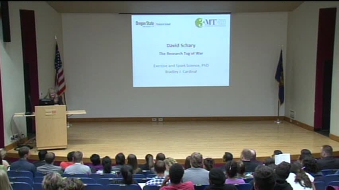 Thumbnail for Scholars' Insights 2014:  David Schary - The Research Tug of War