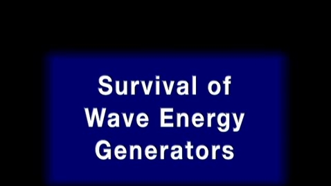Thumbnail for Survival of wave energy generators